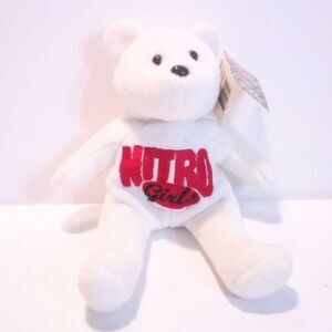 Vintage WCW Nitro Girls 1999 Beanie Plush Bear